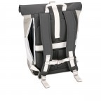 Rucksack Eco Series Allen Medium erweiterbar, Farbe: schwarz, grau, blau/petrol, taupe/khaki, beige, Marke: Johnny Urban, Abmessungen in cm: 28.5x40.5x13, Bild 3 von 8