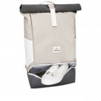 Rucksack Eco Series Allen Medium erweiterbar, Farbe: schwarz, grau, blau/petrol, taupe/khaki, beige, Marke: Johnny Urban, Abmessungen in cm: 28.5x40.5x13, Bild 6 von 8