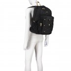 Rucksack Educated Backpack, Farbe: schwarz, cognac, grün/oliv, rosa/pink, beige, Marke: Dakine, Abmessungen in cm: 33x45.5x19.5, Bild 3 von 4