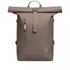 Rucksack Rolltop 2.0 Monochrome, Farbe: schwarz, grau, blau/petrol, braun, taupe/khaki, Marke: Got Bag, Abmessungen in cm: 33x43x16, Bild 1 von 13