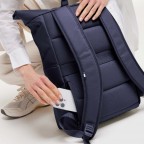 Rucksack Rolltop Easy Monochrome, Farbe: grau, blau/petrol, grün/oliv, rot/weinrot, beige, Marke: Got Bag, Abmessungen in cm: 30x42x15, Bild 9 von 10