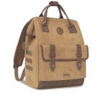 Rucksack Adventurer Medium mit zwei auswechselbaren Vortaschen, Farbe: schwarz, braun, cognac, Marke: Cabaia, Abmessungen in cm: 27x41x16, Bild 4 von 12