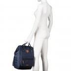 Rucksack Adventurer Medium mit zwei auswechselbaren Vortaschen, Farbe: blau/petrol, Marke: Cabaia, Abmessungen in cm: 27x41x16, Bild 7 von 12