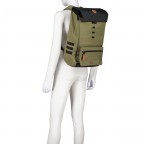 Rucksack City Medium mit zwei auswechselbaren Vortaschen, Marke: Cabaia, Abmessungen in cm: 27x43x16, Bild 6 von 8