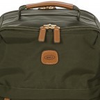 Rucksack X-BAG & X-Travel Underseat Backpack, Farbe: blau/petrol, grün/oliv, Marke: Brics, Abmessungen in cm: 26x39x19, Bild 9 von 9