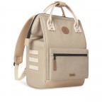 Rucksack Adventurer Medium mit zwei auswechselbaren Vortaschen, Farbe: blau/petrol, beige, Marke: Cabaia, Abmessungen in cm: 27x41x16, Bild 4 von 10