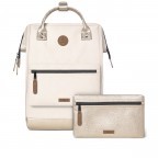 Rucksack Adventurer Large mit zwei auswechselbaren Vortaschen, Farbe: blau/petrol, grün/oliv, beige, Marke: Cabaia, Abmessungen in cm: 29x46x17, Bild 1 von 10