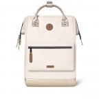 Rucksack Adventurer Large mit zwei auswechselbaren Vortaschen, Farbe: blau/petrol, grün/oliv, beige, Marke: Cabaia, Abmessungen in cm: 29x46x17, Bild 3 von 10