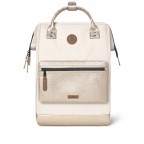 Rucksack Adventurer Large mit zwei auswechselbaren Vortaschen, Farbe: blau/petrol, grün/oliv, beige, Marke: Cabaia, Abmessungen in cm: 29x46x17, Bild 2 von 10