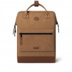 Rucksack Adventurer Large mit zwei auswechselbaren Vortaschen, Farbe: anthrazit, cognac, Marke: Cabaia, Abmessungen in cm: 29x46x17, Bild 3 von 10