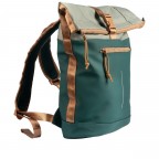 Rucksack New York Ferron erweiterbar, Farbe: grau, blau/petrol, Marke: Blackbeat, Abmessungen in cm: 28.5x44x12, Bild 2 von 5