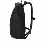 Rucksack Ecodiver Rolltop Backpack L erweiterbar, Farbe: schwarz, orange, Marke: Samsonite, Bild 3 von 16