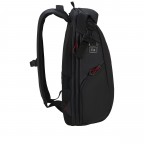 Rucksack Ecodiver Rolltop Backpack L erweiterbar, Farbe: schwarz, orange, Marke: Samsonite, Bild 5 von 16