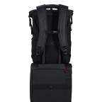 Rucksack Ecodiver Rolltop Backpack L erweiterbar, Farbe: schwarz, orange, Marke: Samsonite, Bild 7 von 16