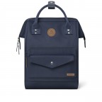 Rucksack Adventurer Medium, Farbe: blau/petrol, rot/weinrot, Marke: Cabaia, Abmessungen in cm: 27x41x16, Bild 3 von 10
