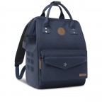 Rucksack Adventurer Medium, Farbe: blau/petrol, rot/weinrot, Marke: Cabaia, Abmessungen in cm: 27x41x16, Bild 4 von 10