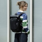Rucksack Lisbon Small, Farbe: schwarz, beige, Marke: Kapten & Son, Abmessungen in cm: 30x40x17, Bild 4 von 7