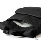 Rucksack Japan Re-Lite Sagami erweiterbar, Farbe: schwarz, blau/petrol, Marke: Aunts & Uncles, Abmessungen in cm: 31x40x11, Bild 6 von 7