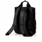 Rucksack Japan Re-Lite Sagami erweiterbar, Farbe: schwarz, blau/petrol, Marke: Aunts & Uncles, Abmessungen in cm: 31x40x11, Bild 3 von 7
