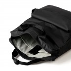 Rucksack Japan Re-Lite Sagami erweiterbar, Farbe: schwarz, blau/petrol, Marke: Aunts & Uncles, Abmessungen in cm: 31x40x11, Bild 5 von 7