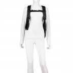 Rucksack Trail Mountaineer Rolltop mit Laptopfach 16 Zoll, Farbe: schwarz, blau/petrol, Marke: Rains, Abmessungen in cm: 32x56x13, Bild 5 von 9