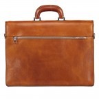 Aktentasche Cognac, Farbe: cognac, Marke: Hausfelder Manufaktur, EAN: 4065646000407, Abmessungen in cm: 41x30x15, Bild 3 von 8