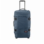 Reisetasche Tranverz M Double Denim, Farbe: blau/petrol, Marke: Eastpak, EAN: 5400597607180, Abmessungen in cm: 35.5x67x30, Bild 1 von 3