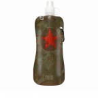 Trinkflasche Aqua Licious faltbar Army, Farbe: grün/oliv, Marke: Loubs, Bild 1 von 2