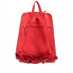 Rucksack Milano Rot, Farbe: rot/weinrot, Marke: Hausfelder Manufaktur, EAN: 4251672756207, Abmessungen in cm: 24x30.5x10, Bild 4 von 7