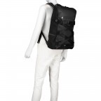 Rucksack Rokko mit Laptopfach 15 Zoll Black, Farbe: schwarz, Marke: Harvest Label, EAN: 4260594130170, Abmessungen in cm: 31x50x14, Bild 5 von 7