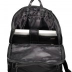 Rucksack Rokko mit Laptopfach 15 Zoll Black, Farbe: schwarz, Marke: Harvest Label, EAN: 4260594130170, Abmessungen in cm: 31x50x14, Bild 6 von 7