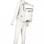 Rucksack Rokko mit Laptopfach 15 Zoll White, Farbe: weiß, Marke: Harvest Label, EAN: 4260594130217, Abmessungen in cm: 31x50x14, Bild 5 von 7