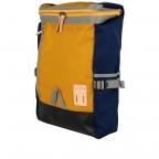 Rucksack Kuzumi Bügelveschluss Mustard, Farbe: gelb, Marke: Harvest Label, EAN: 4260594130590, Abmessungen in cm: 30x43x8, Bild 2 von 6