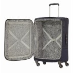 Koffer base-boost Spinner 66 Navy Blue Stripes, Farbe: blau/petrol, Marke: Samsonite, EAN: 5414847963216, Abmessungen in cm: 44x66x28, Bild 2 von 11