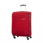 Koffer base-boost Spinner 66 Capri Red Stripes, Farbe: rot/weinrot, Marke: Samsonite, EAN: 5414847963223, Abmessungen in cm: 44x66x28, Bild 1 von 11