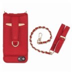 Handyhülle Victoria Fittings Gold mit Kette für iPhone 6/7/8 Red, Farbe: rot/weinrot, Marke: Vaultskin, EAN: 0650327687233, Abmessungen in cm: 7.3x14.5x2, Bild 2 von 9