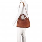 Handtasche Urania 1711-X0001 Leder Cognac, Farbe: cognac, Marke: Campomaggi, EAN: 8054302418454, Abmessungen in cm: 35x24x13, Bild 6 von 8