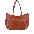 Handtasche Estia Leder Cognac, Farbe: cognac, Marke: Campomaggi, EAN: 8054302400008, Abmessungen in cm: 34x24x13, Bild 1 von 8