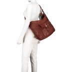 Beuteltasche / Rucksack Smooth-Plain Fabienne B3.9105 Charming Cognac, Farbe: cognac, Marke: Harbour 2nd, EAN: 4046478039353, Abmessungen in cm: 29x37x9, Bild 9 von 12