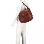 Beuteltasche / Rucksack Smooth-Plain Fabienne B3.9105 Charming Cognac, Farbe: cognac, Marke: Harbour 2nd, EAN: 4046478039353, Abmessungen in cm: 29x37x9, Bild 10 von 12