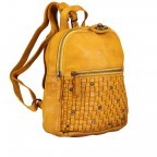 Rucksack Soft-Weaving Zola B3.6110 Oriental Mustard, Farbe: gelb, Marke: Harbour 2nd, EAN: 4046478039117, Abmessungen in cm: 30x26x9, Bild 2 von 6