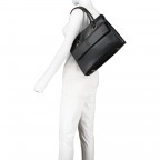 Handtasche Askim Dark Grey, Farbe: grau, Marke: Seidenfelt, EAN: 4251634256844, Abmessungen in cm: 36x26x11, Bild 7 von 9