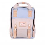 Rucksack Macaroon Bicolor Volumen 16 Liter Lightblue Ivory, Farbe: blau/petrol, Marke: Doughnut, EAN: 4897065905038, Abmessungen in cm: 28x38x11, Bild 1 von 8