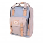 Rucksack Macaroon Bicolor Volumen 16 Liter Lightblue Ivory, Farbe: blau/petrol, Marke: Doughnut, EAN: 4897065905038, Abmessungen in cm: 28x38x11, Bild 2 von 8