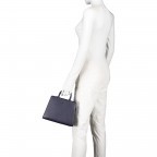 Handtasche Cybill 135-170 Marine, Farbe: blau/petrol, Marke: AIGNER, EAN: 4048392903772, Abmessungen in cm: 24.5x19x8, Bild 6 von 7