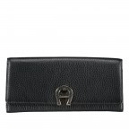 Geldbörse Milano 156-263 Black, Farbe: schwarz, Marke: AIGNER, EAN: 4055539434891, Abmessungen in cm: 20x10.5x3, Bild 1 von 4