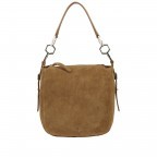 Beuteltasche Serena S Velours Bison Brown, Farbe: braun, Marke: AIGNER, EAN: 4055539267147, Abmessungen in cm: 25x24.5x9, Bild 1 von 8