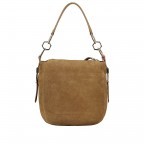 Beuteltasche Serena S Velours Bison Brown, Farbe: braun, Marke: AIGNER, EAN: 4055539267147, Abmessungen in cm: 25x24.5x9, Bild 3 von 8