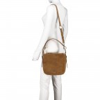 Beuteltasche Serena S Velours Bison Brown, Farbe: braun, Marke: AIGNER, EAN: 4055539267147, Abmessungen in cm: 25x24.5x9, Bild 4 von 8