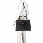 Shopper Audrey Croco Black, Farbe: schwarz, Marke: Socha, EAN: 4029276048826, Abmessungen in cm: 40.5x29x13, Bild 4 von 11